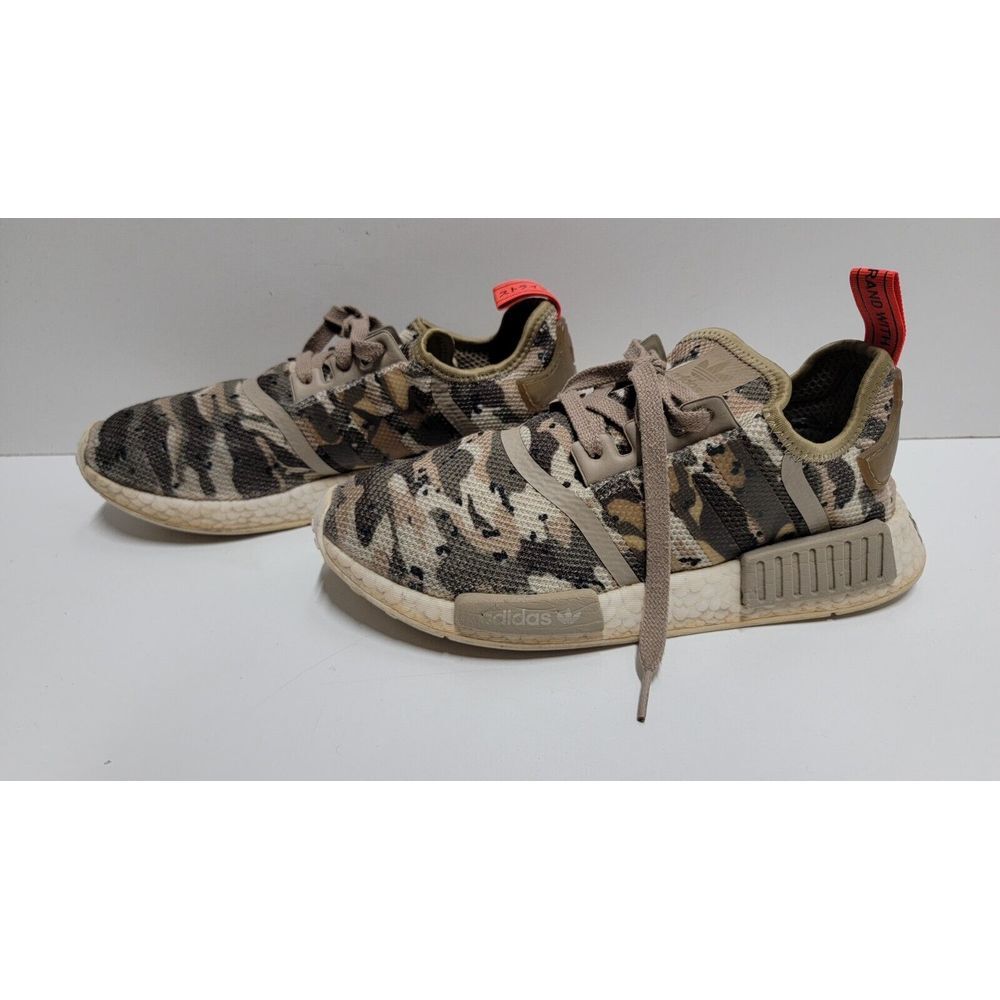 Adidas NMD R1 Camo Clear Brown, G27915, Men's Running Shoes, Size 6.5 Women's 8